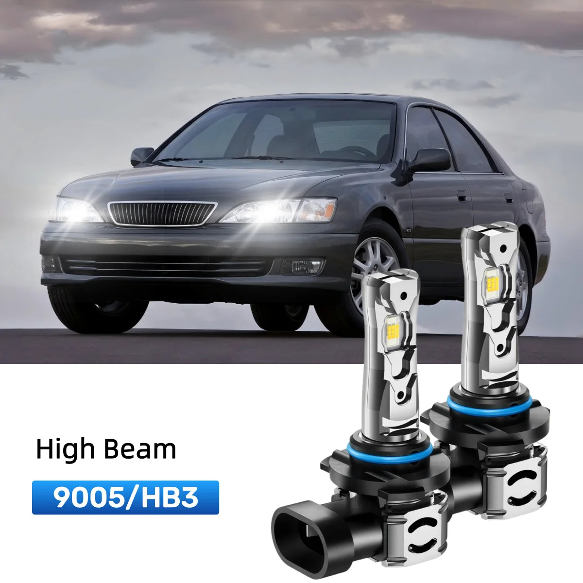 Best 9005 LED high beam bulbs replacement for 1997-1999 Lexus ES 300