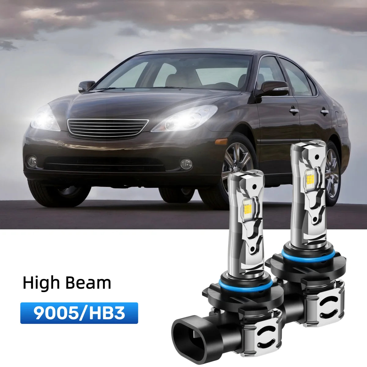 Best 9005 LED high beam bulbs replacement for 2004 Lexus ES 330