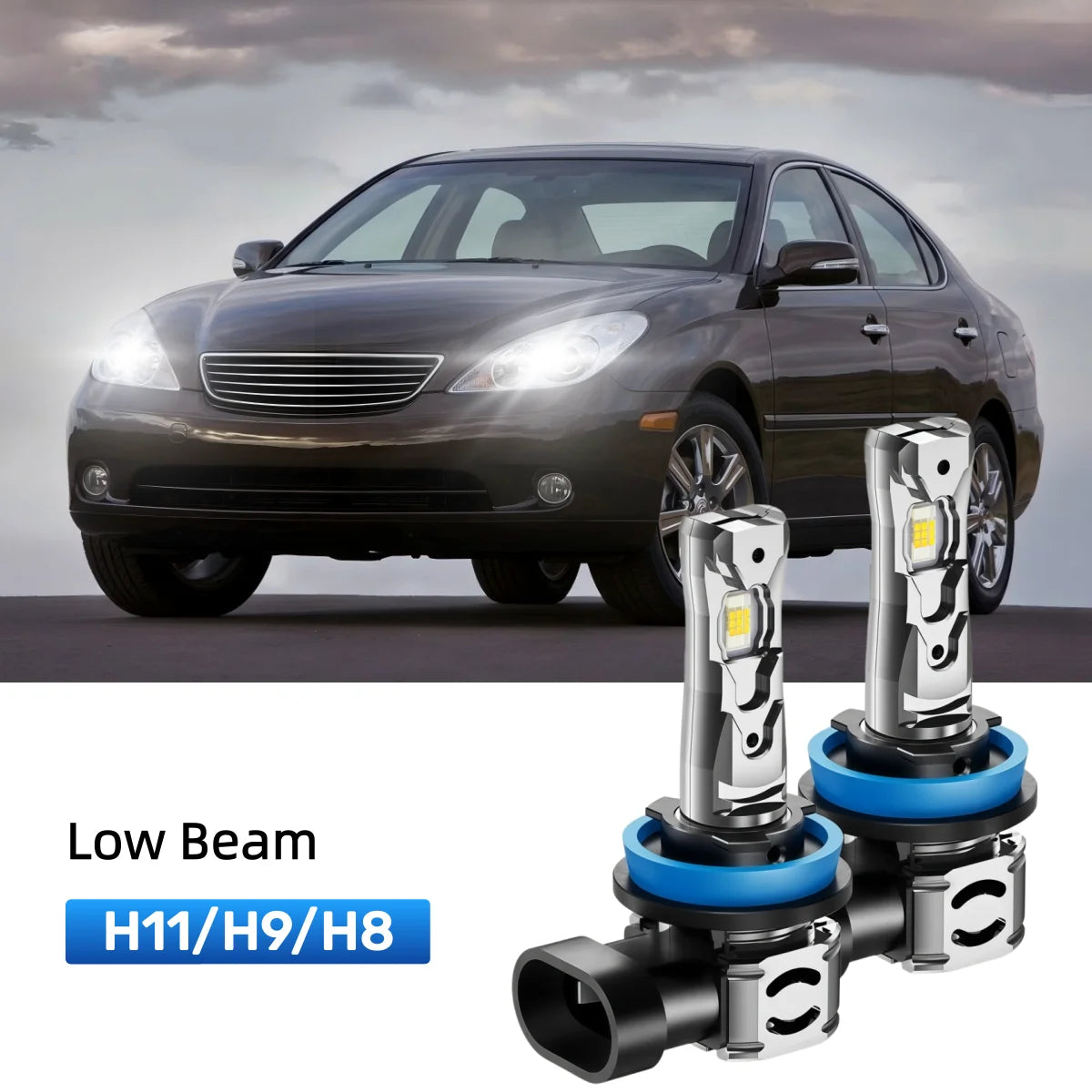 Best H11 LED low beam bulbs replacement for 2005-2006 Lexus ES 330
