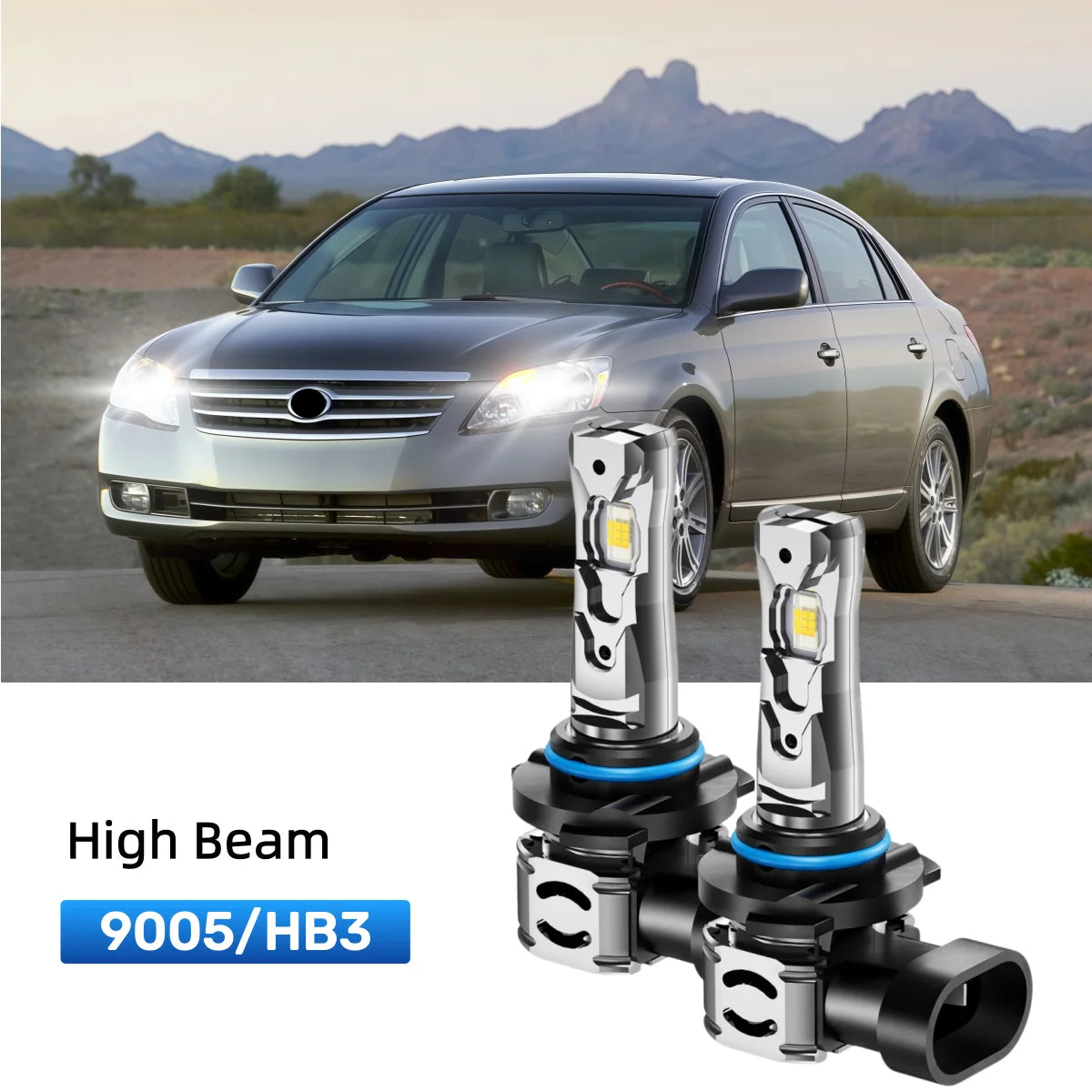 Best 9005 LED high beam bulbs replacement for 2005-2007 Toyota Avalon