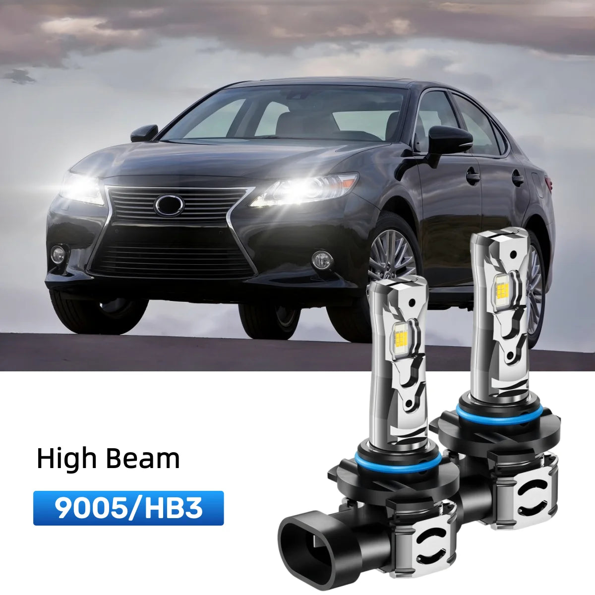 Best 9005 LED high beam bulbs replacement for 2013-2015 Lexus ES 300h
