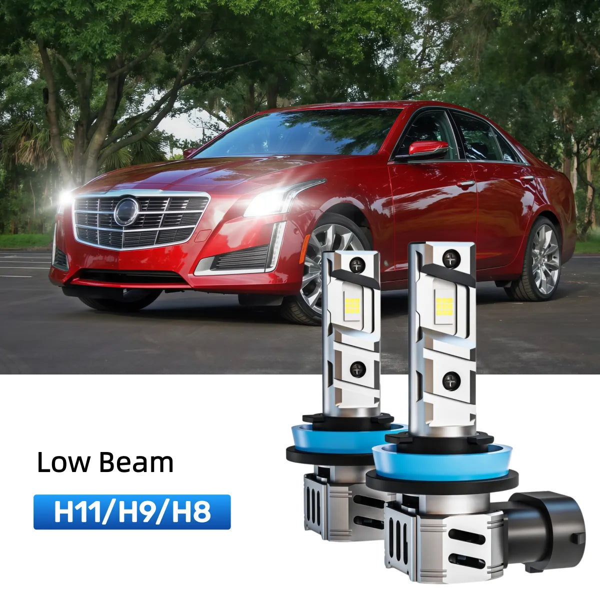 Best H11 LED low beam bulbs replacement for 2014 Cadillac CTS