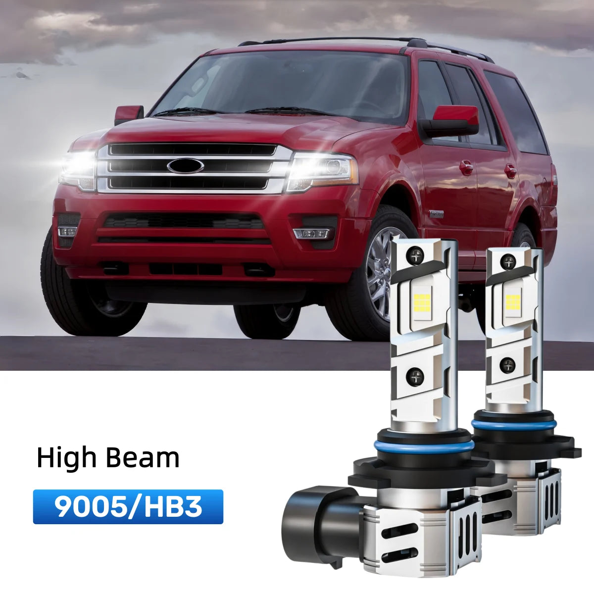 Best 9005 LED high beam bulbs replacement for 2015-2017 Ford Expedition