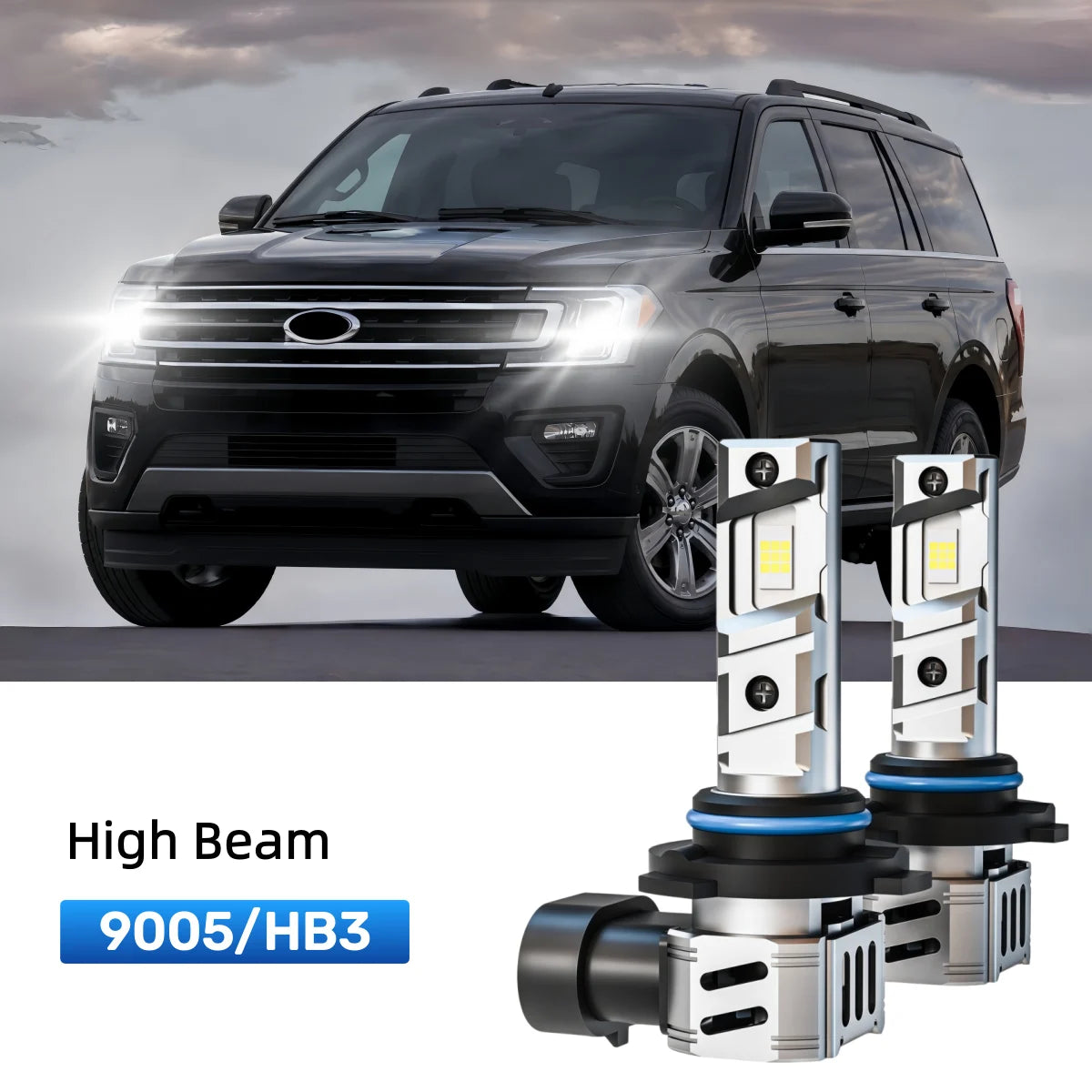 Best 9005 LED high beam bulbs replacement for 2021 Ford Expedition