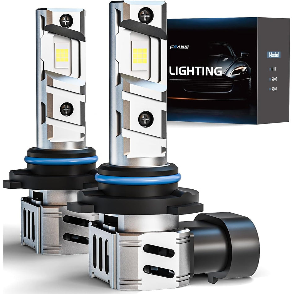 FRANXI 9006/HB4 LED Headlight Bulbs 6000K White