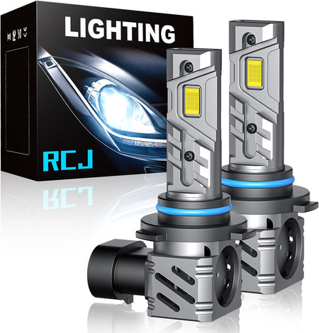 RCJ 9005/HB3 LED Headlight Bulbs 6000K White for Automotive Lighting