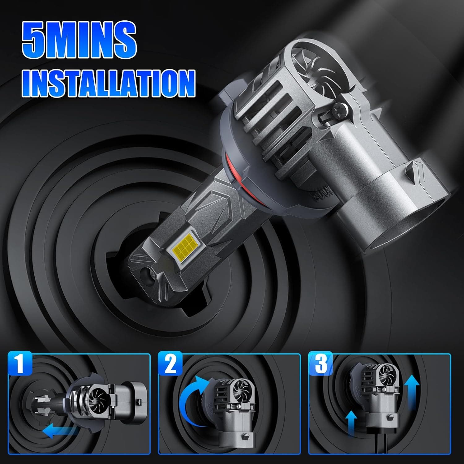 RIMTHIN LED Headlight Bulb Installation Guide Easy 5-Minute Install