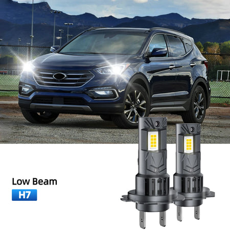 RIMTHIN H7 LED Low Beam Bulbs Fit for 2017-2018 Hyundai Santa Fe