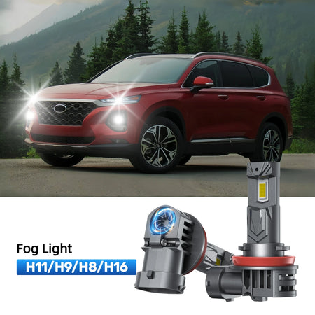 RIMTHIN H11 LED Fog Light Bulbs Fit for 2019-2020 Hyundai Santa Fe