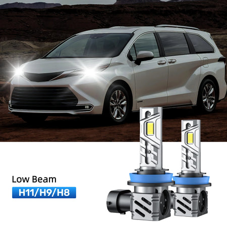 RIMTHIN H11 LED Low Beam Bulbs Fit for 2019-2020 Toyota Sienna