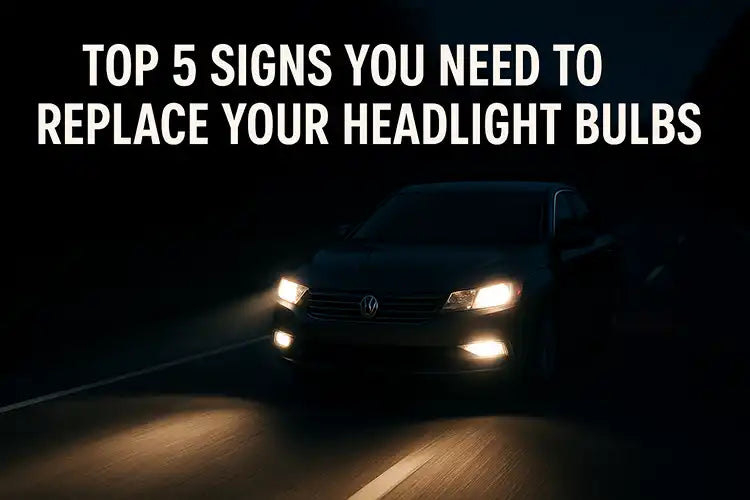 Top 5 Signs You Need to Replace Your Headlight Bulbs