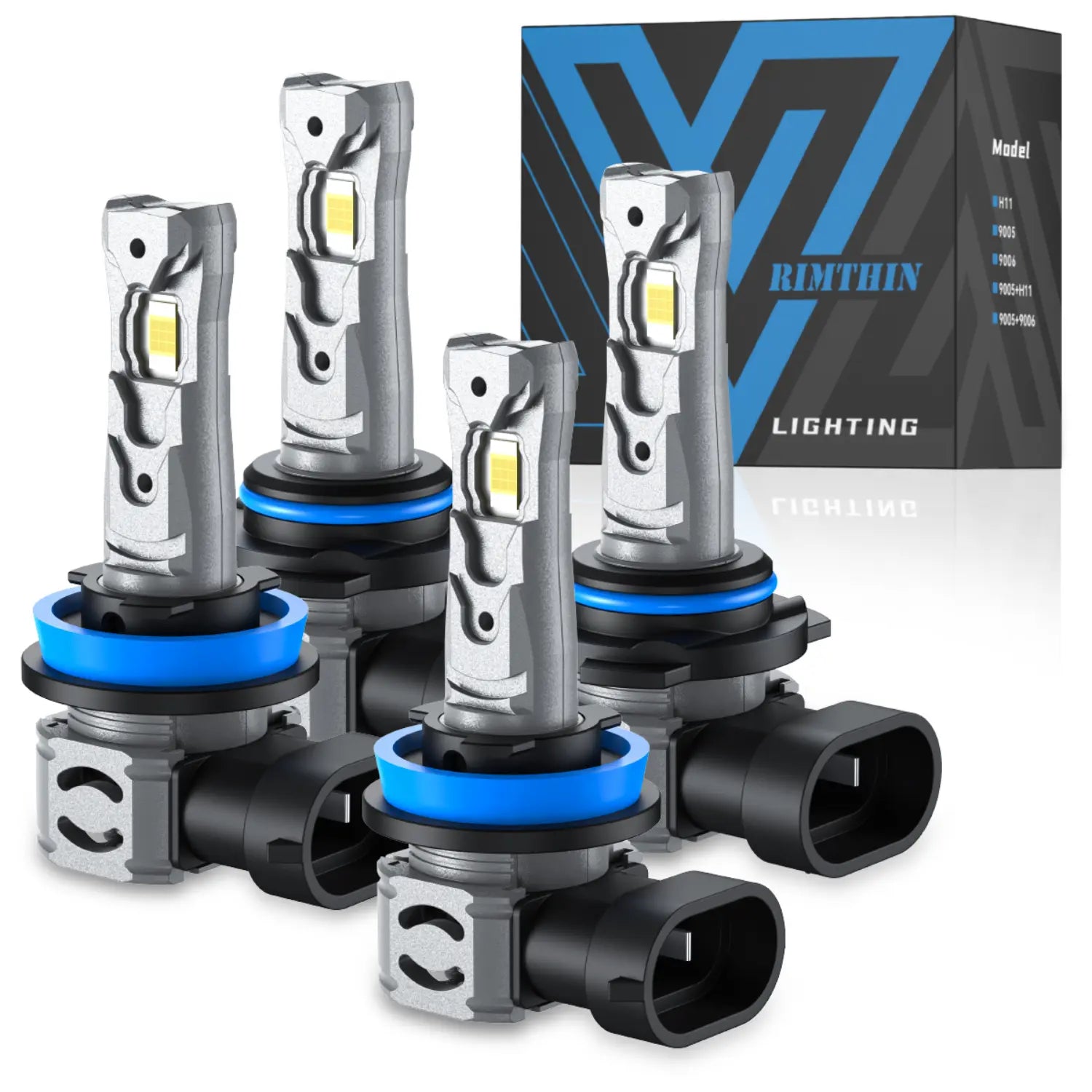 Fit for 2008 GMC Sierra 1500 9005 H11 LED Headlight Bulbs | Plug and Play