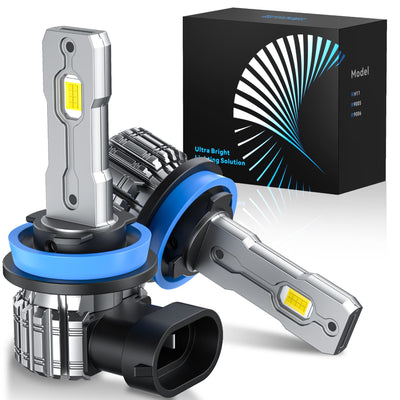 H11 LED Fog Light Bulbs 6000K Cool White Ultra Bright