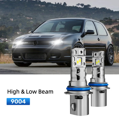 Best 9004 LED headlight bulbs replacement for 1988-1996 Volkswagen Golf