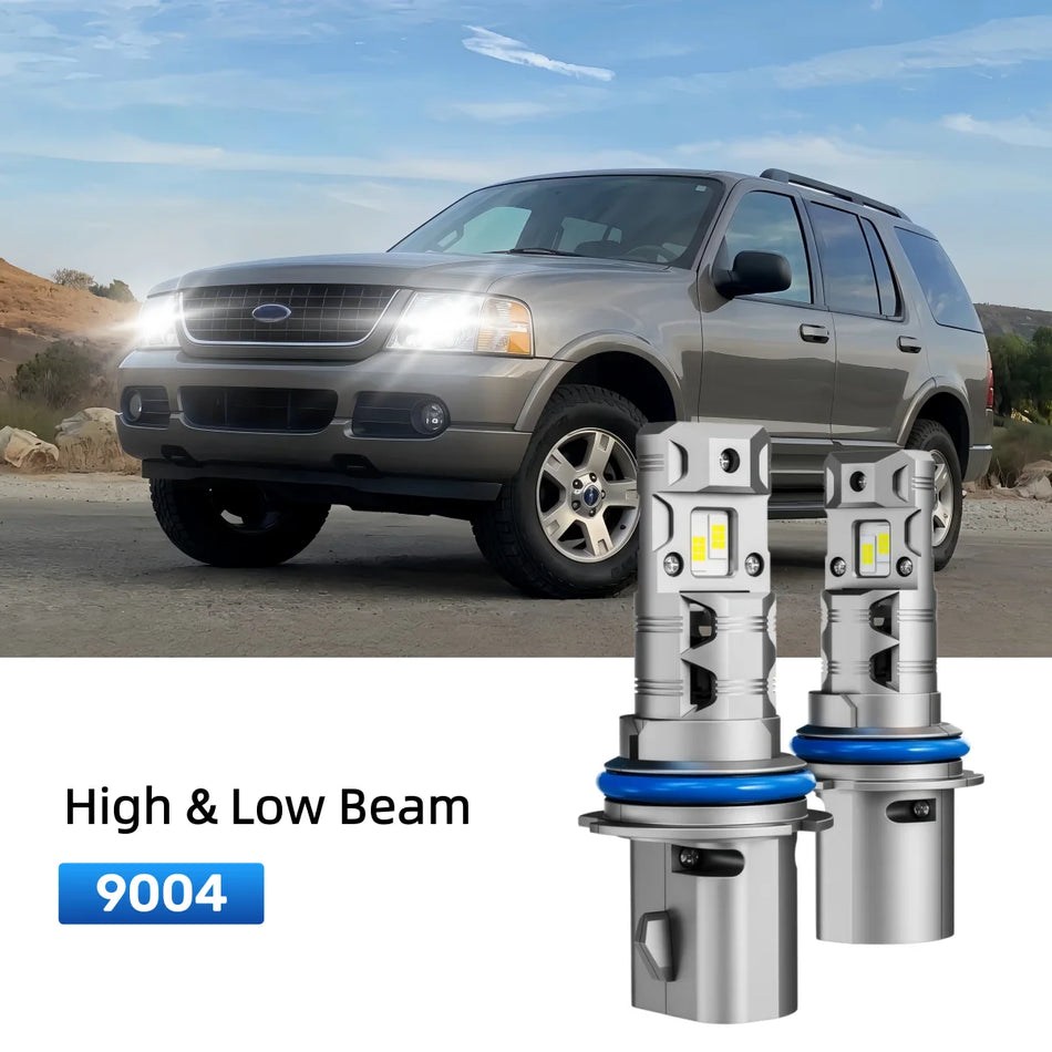 Fit for 1991-1994 Ford Explorer 9004 LED Headlight Bulbs Upgrade | Brighter and Safer