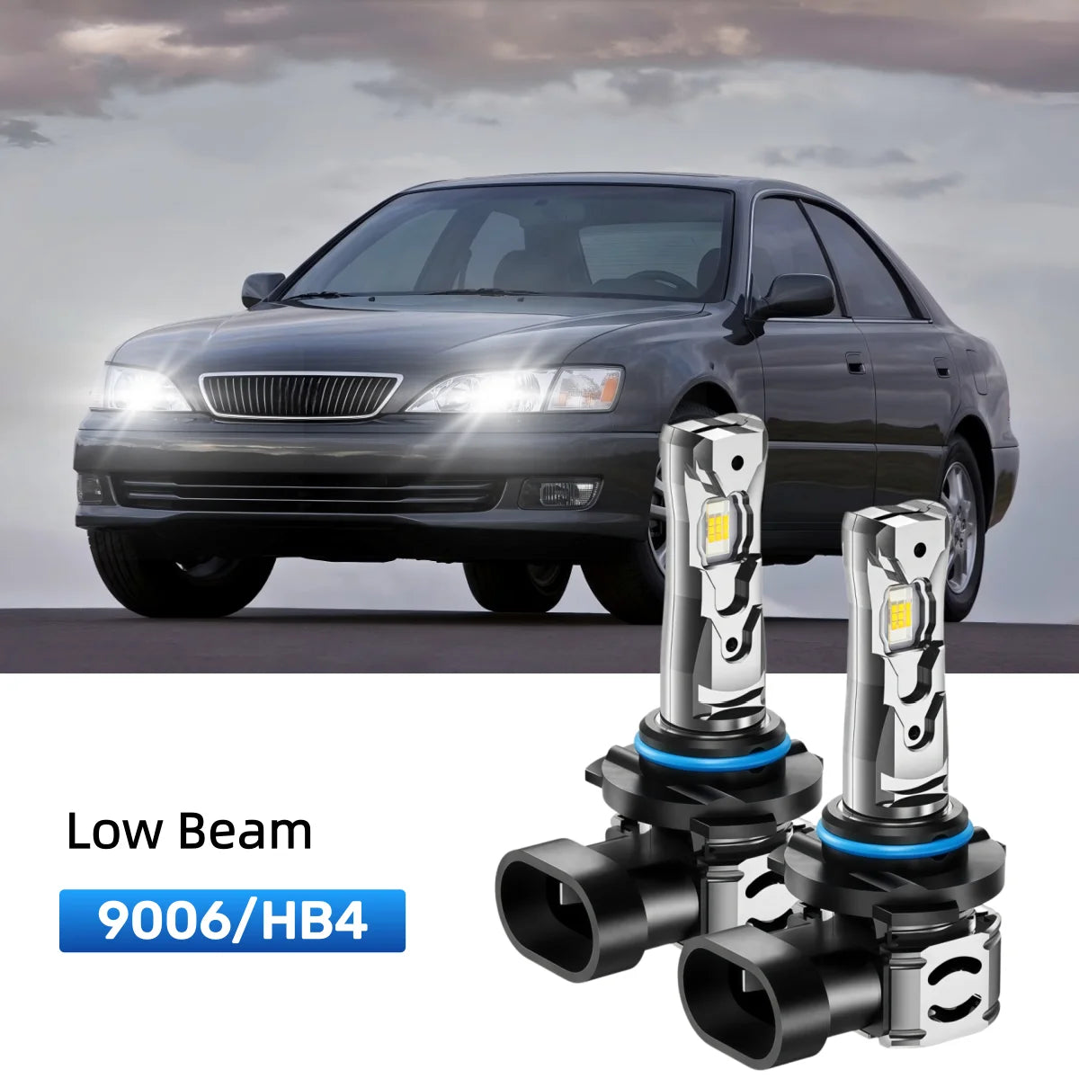 Best 9006 LED low beam bulbs replacement for 1992-1996 Lexus ES 300