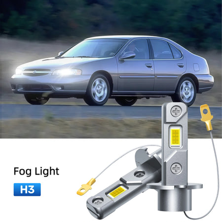 Best H3 LED fog light bulbs replacement for 1993-1997 Nissan Altima