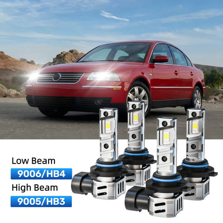 Best LED headlight bulbs replacement for 1995-1997 Volkswagen Passat