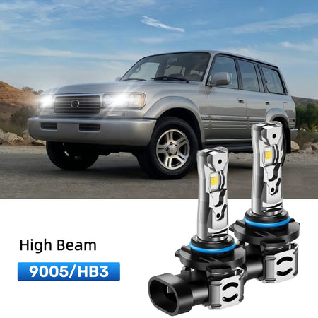 Best 9005 LED high beam bulbs replacement for 1996-1997 Lexus LX 450