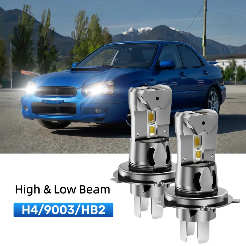 Best H4 LED headlight bulbs replacement for 1996-2001 Subaru Impreza