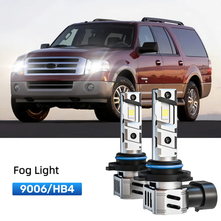 Best 9006 LED fog light bulbs replacement for 1997-1998 Ford Expedition