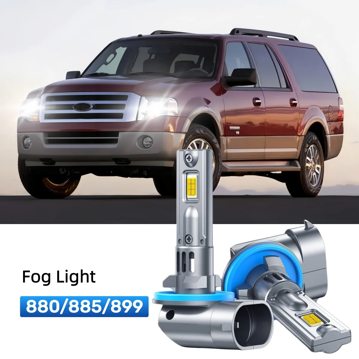 Fit for 1997-1998 Ford Expedition 9007 LED Headlight Bulbs Upgrade | Brighter and Safer