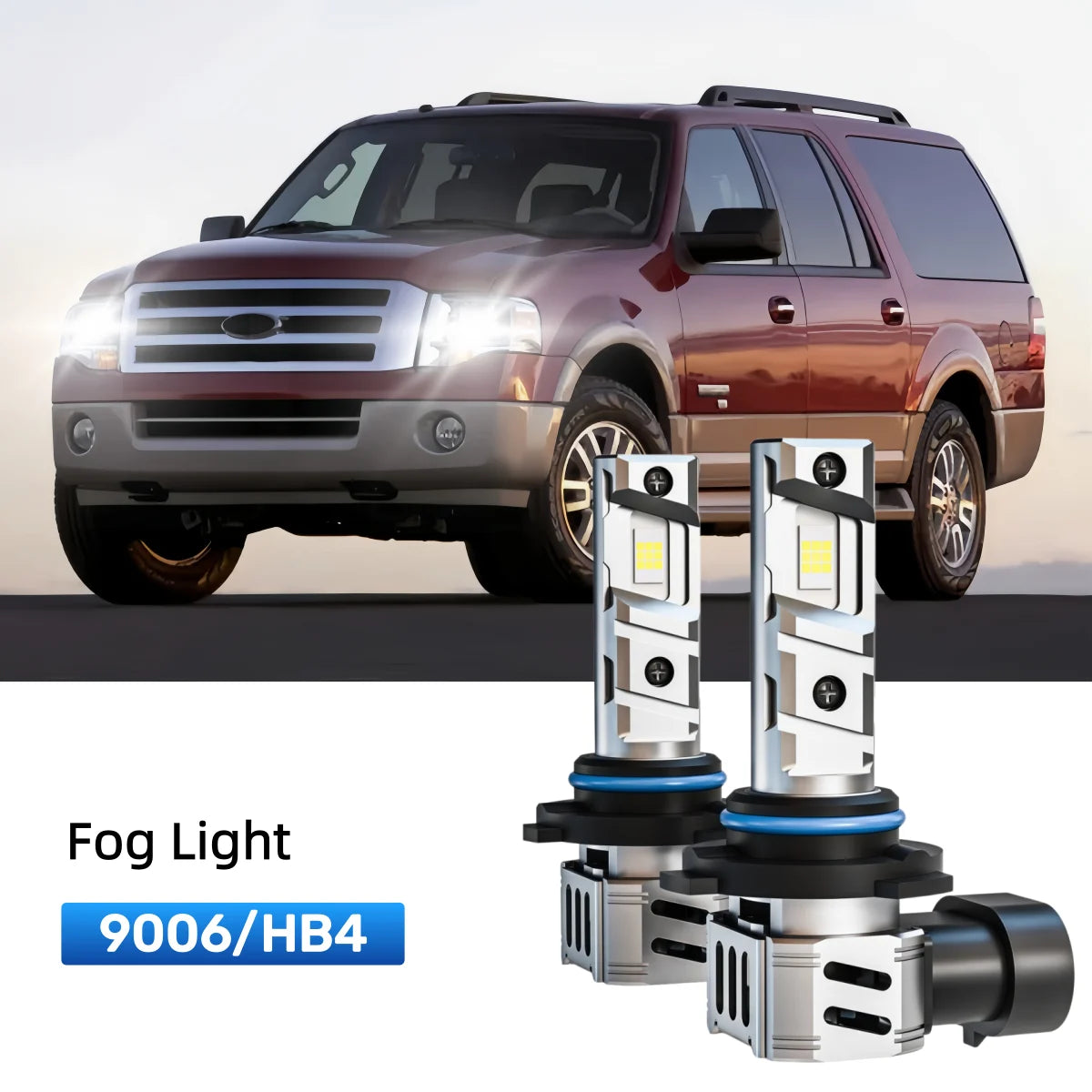 Fit for 1997-1998 Ford Expedition 9007 LED Headlight Bulbs Upgrade | Brighter and Safer