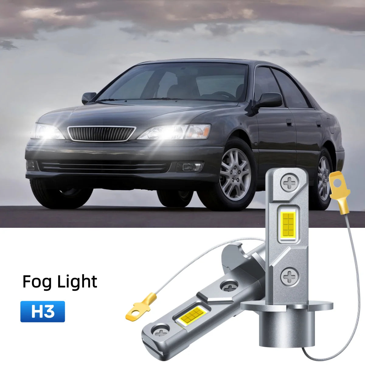 Fit for 1997-1999 Lexus ES300 H7 9005 LED Headlight Bulbs Upgrade | Brighter and Safer