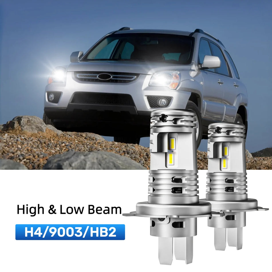 Best H4 LED headlight bulbs replacement for 1998-2002 Kia Sportage