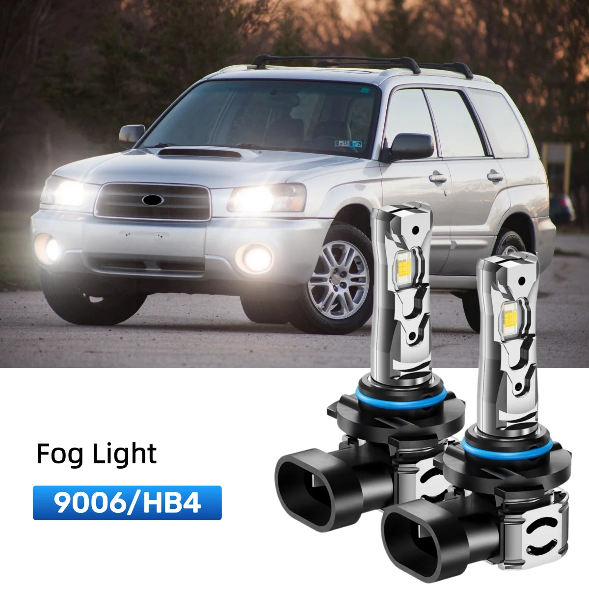 Best 9006 LED fog light bulbs replacement for 1998-2002 Subaru Forester