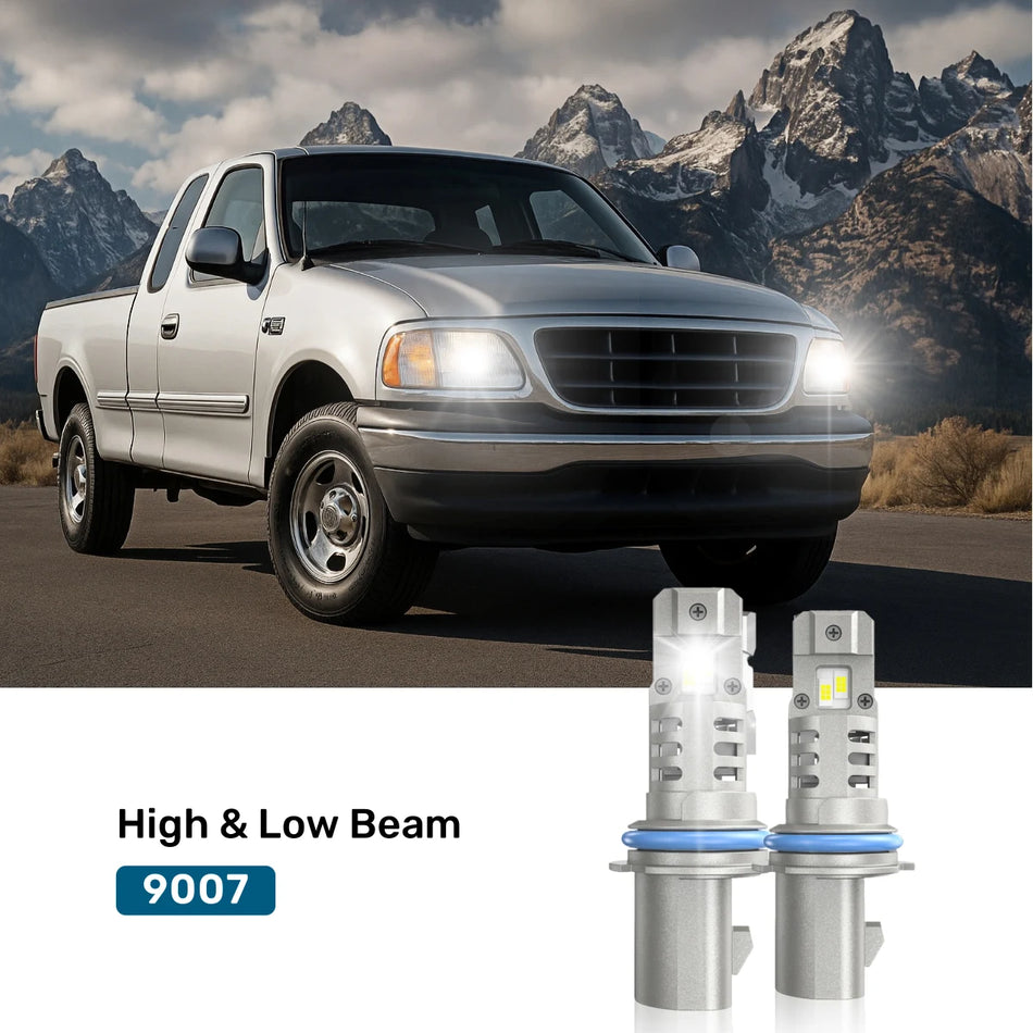 Fit for 1997-1998 Ford F-150 9007 LED Headlight Bulbs | Brighter  And Safer