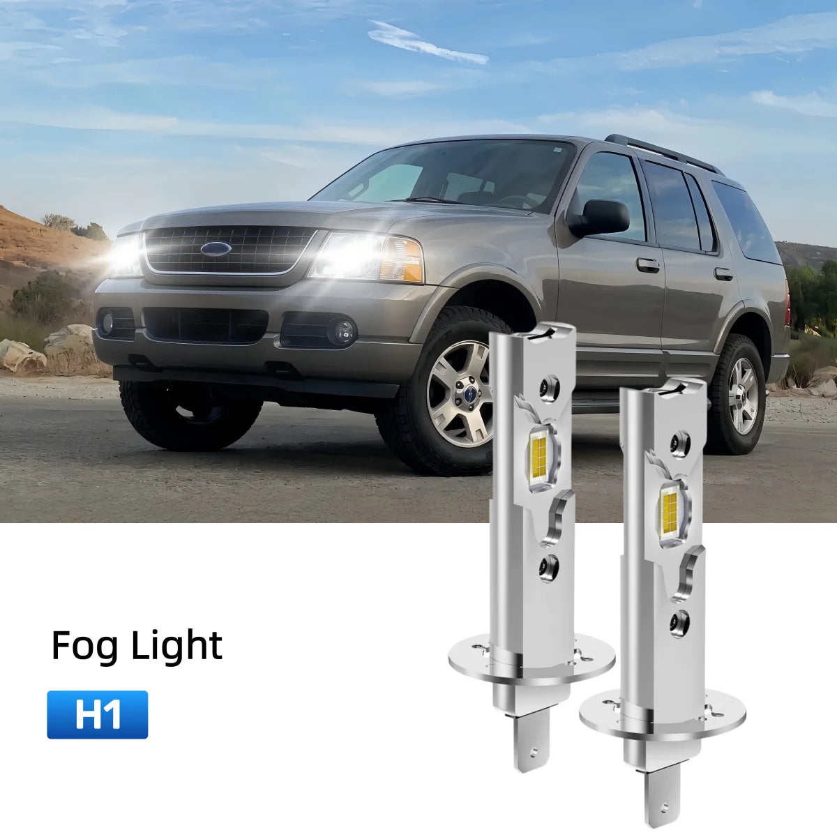 Fit for 1999-2001 Ford Explorer 9007 LED Headlight Bulbs Upgrade | Brighter and Safer