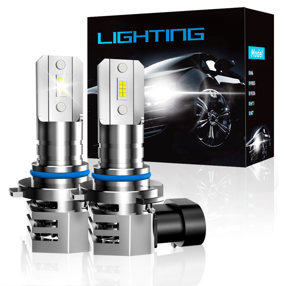 RCJ 9006/HB4 LED Headlight Bulbs 6000K Cool White 16000LM 60W Pack of 2