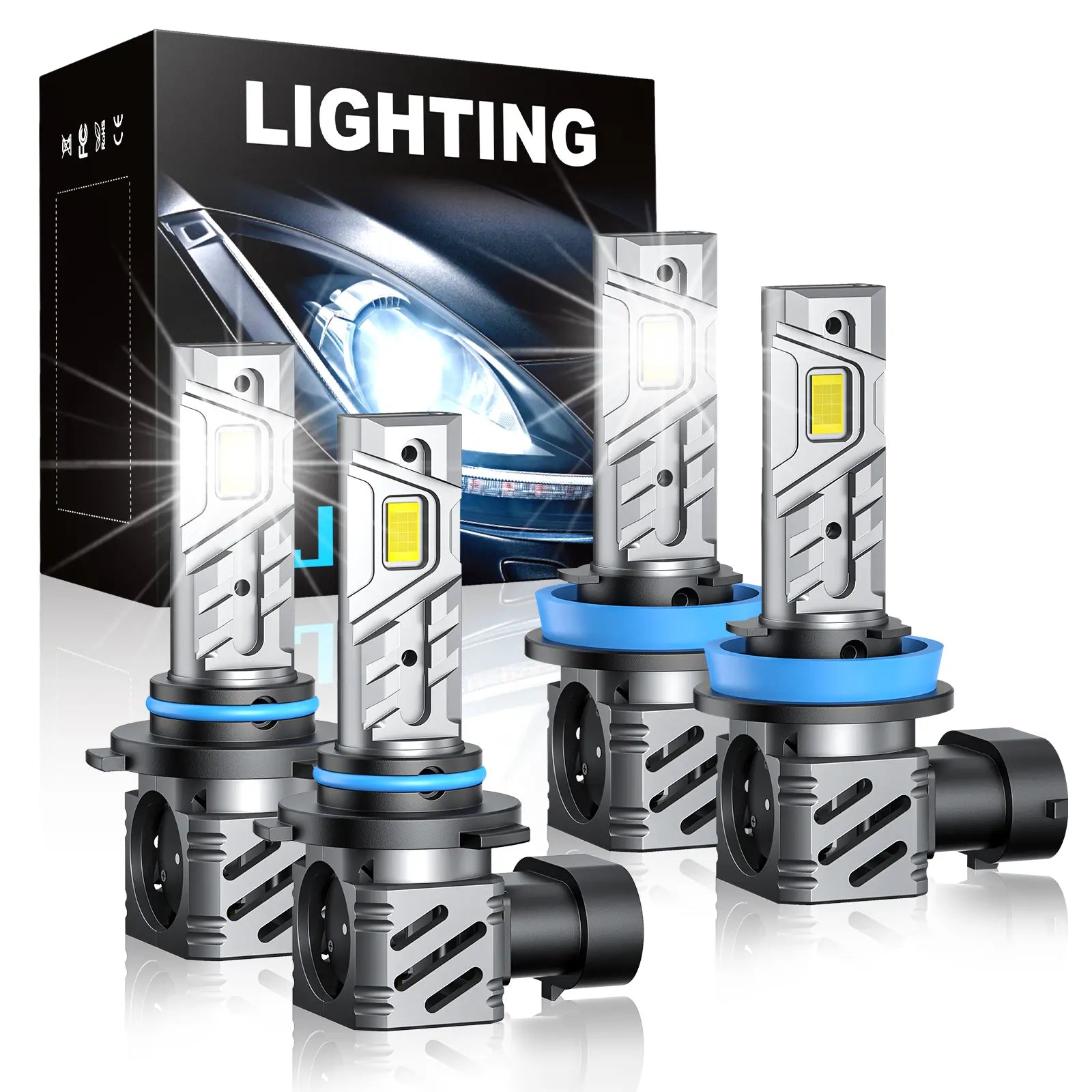 Fit for 2015-2020 Chevrolet Colorado H11 9005 LED Headlight Bulbs | Brighter  and Safer