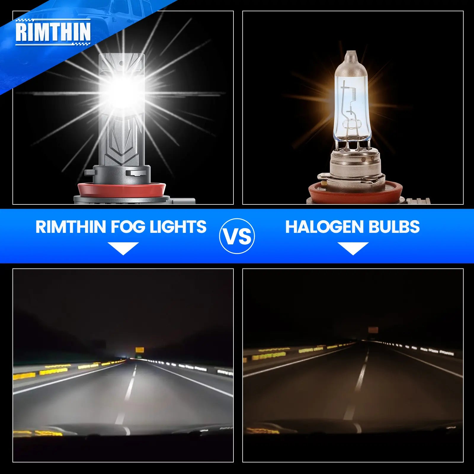 Fit for 2015-2018 Ford Focus H11 LED Headlight Bulbs | Brighter  and Safer