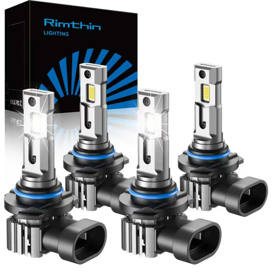 9005 9006 Fog Lamp, Cool White with Cooling Fan, Plug and Play, Pack of 4