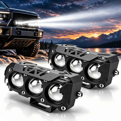 RIMTHIN 2 pack LED pod lights offroad driving fog lights for trucks and SUVs