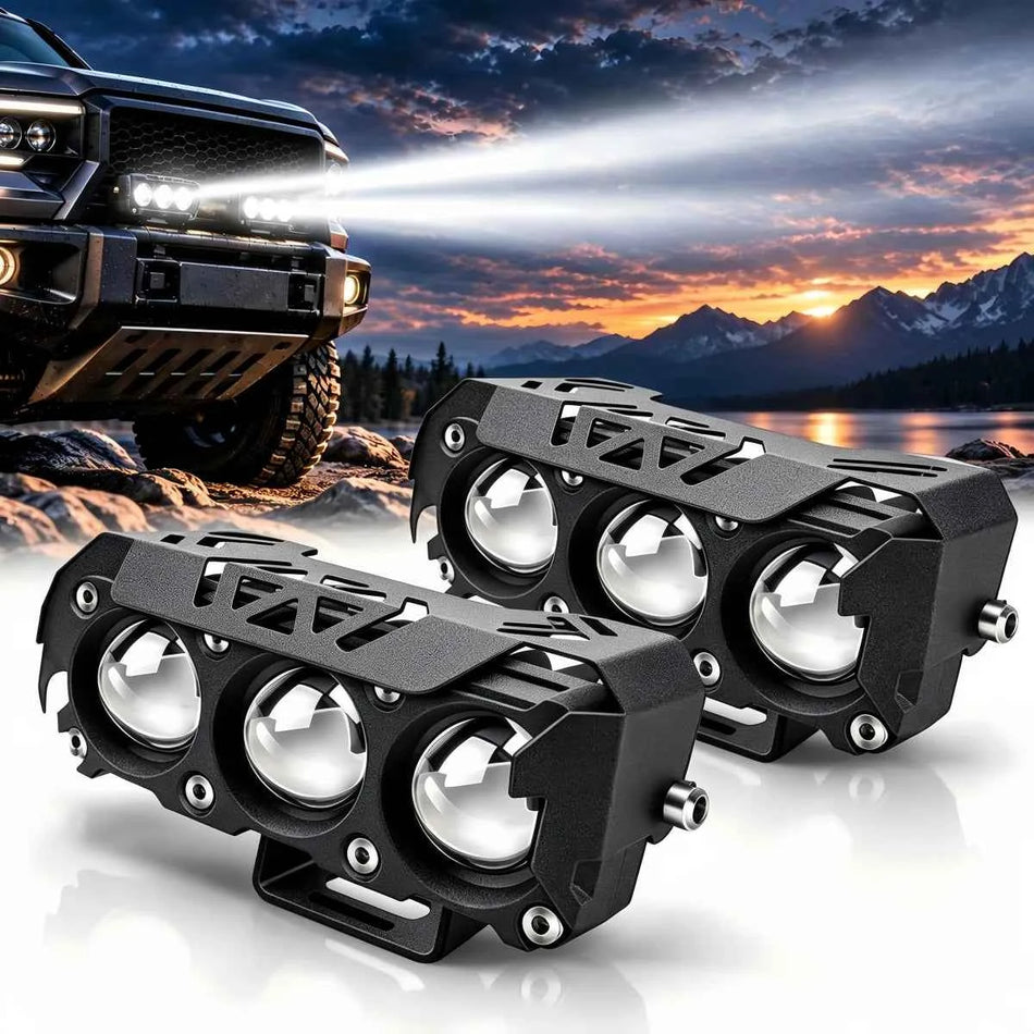 RIMTHIN 2 pack LED pod lights offroad driving fog lights for trucks and SUVs
