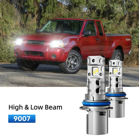 Best 9007 LED headlight bulbs replacement for 2001-2002 Nissan Frontier