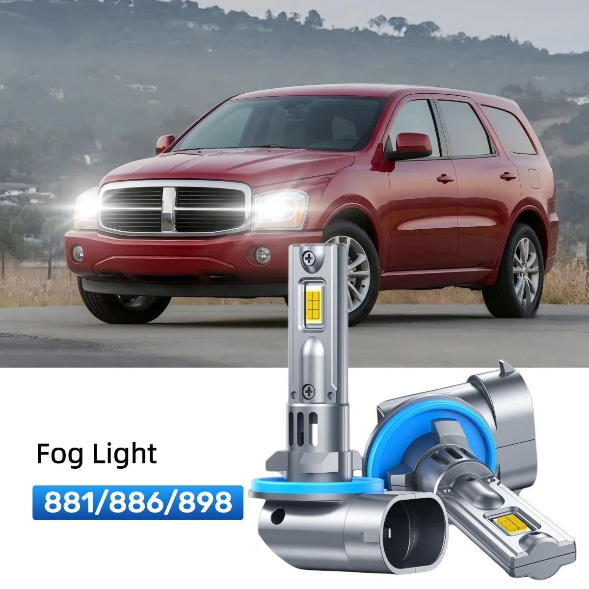 Fit for 2001-2003 Dodge Durango 9007 LED Headlight Bulbs Upgrade | Brighter and Safer