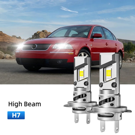 Best H7 LED high beam bulbs replacement for 2001 Volkswagen Passat