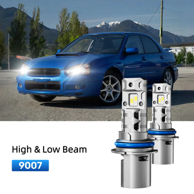Best 9007 LED headlight bulbs replacement for 2002-2003 Subaru Impreza
