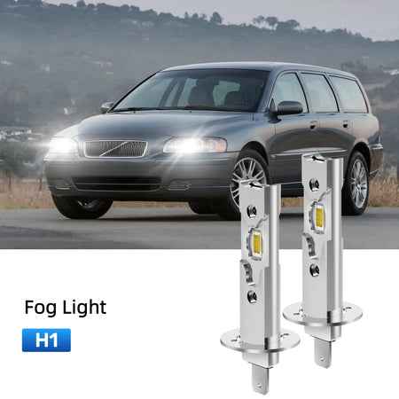 Best H1 LED fog light bulbs replacement for 2002-2003 Volvo V70