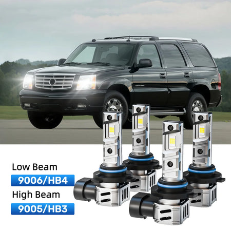 Best LED headlight bulbs replacement for 2002 Cadillac Escalade