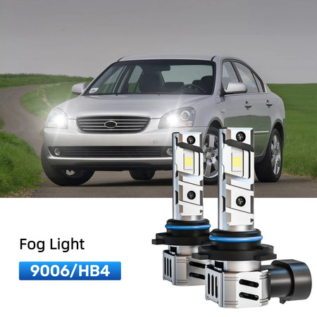 Best 9006 LED fog light bulbs replacement for 2003-2004 Kia Optima