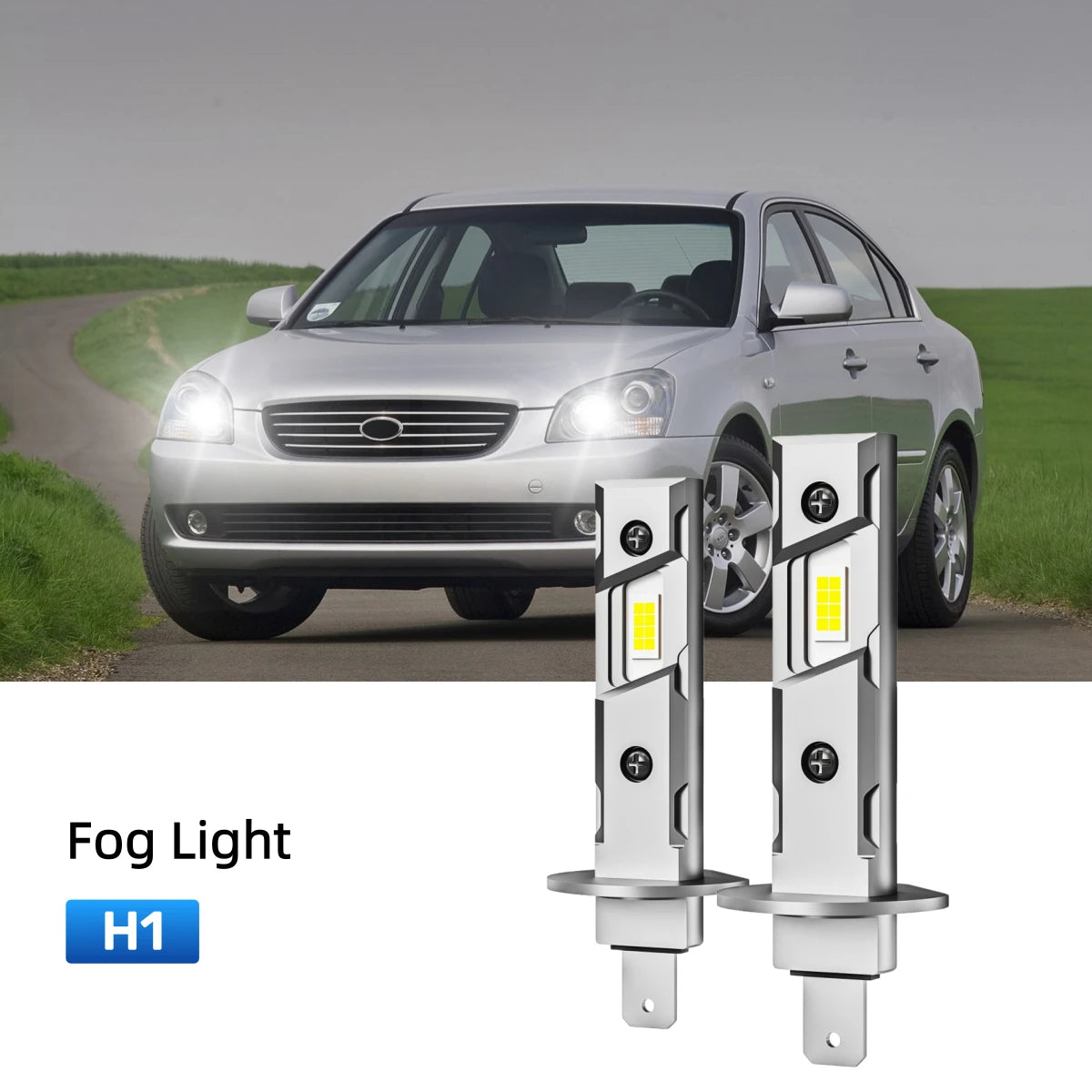 Best H1 LED fog light bulbs replacement for 2003-2004 Kia Optima