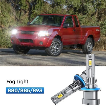 Best 880 LED fog light bulbs replacement for 2003-2004 Nissan Frontier