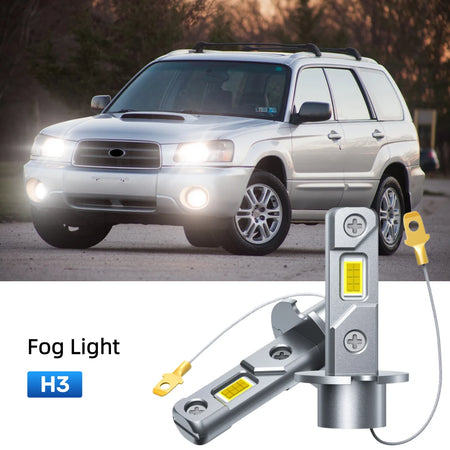 Best H3 LED fog light bulbs replacement for 2003-2005 Subaru Forester