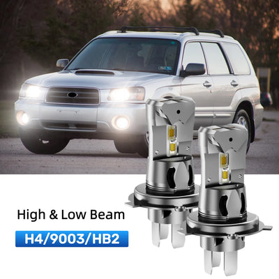 Best H4 LED headlight bulbs replacement for 2003-2005 Subaru Forester