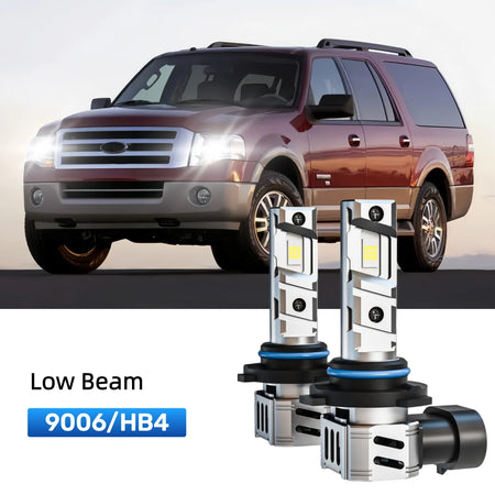 Best 9006 LED low beam bulbs replacement for 2003-2006 Ford Expedition